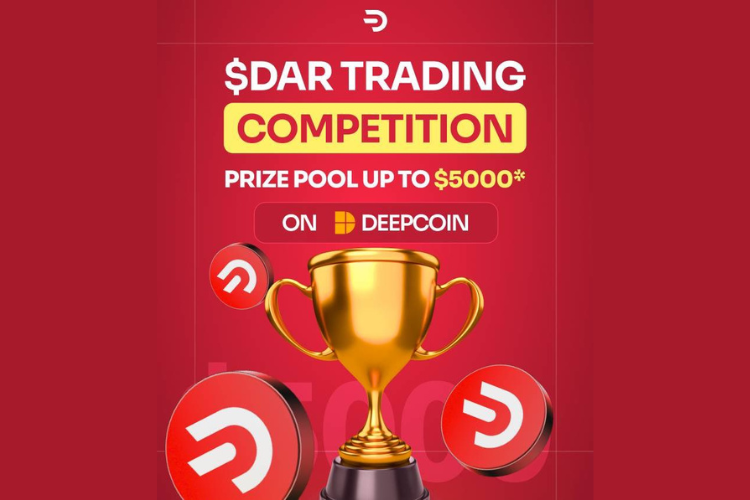 $DAR trading competition is underway at Deepcoin!